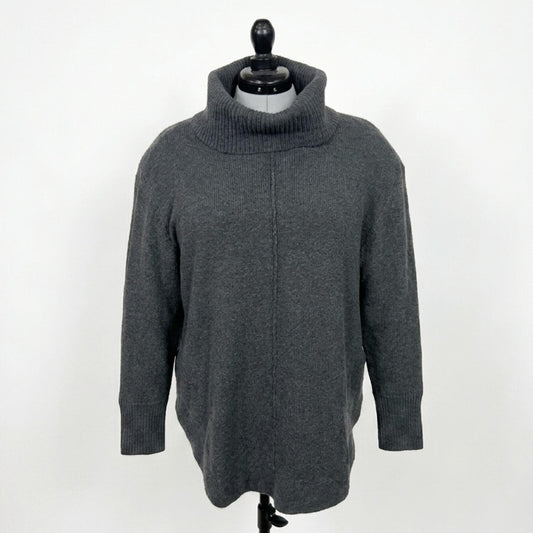 Loft Dark Gray Turtle Neck Sweater (M)