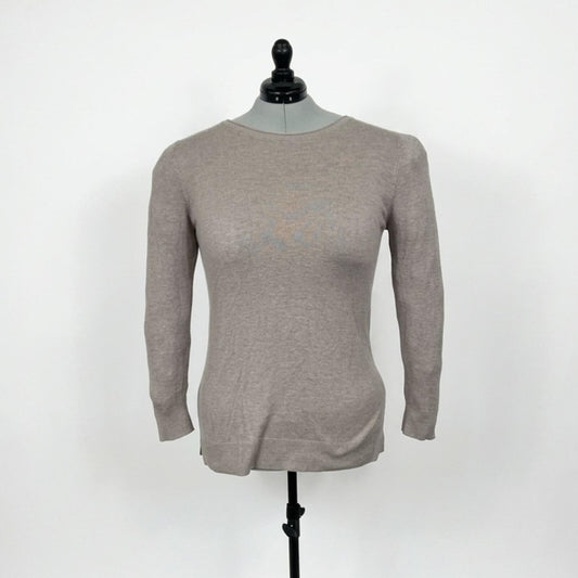 Loft Tan Thin Long Sleeve T-Shirt (XL)