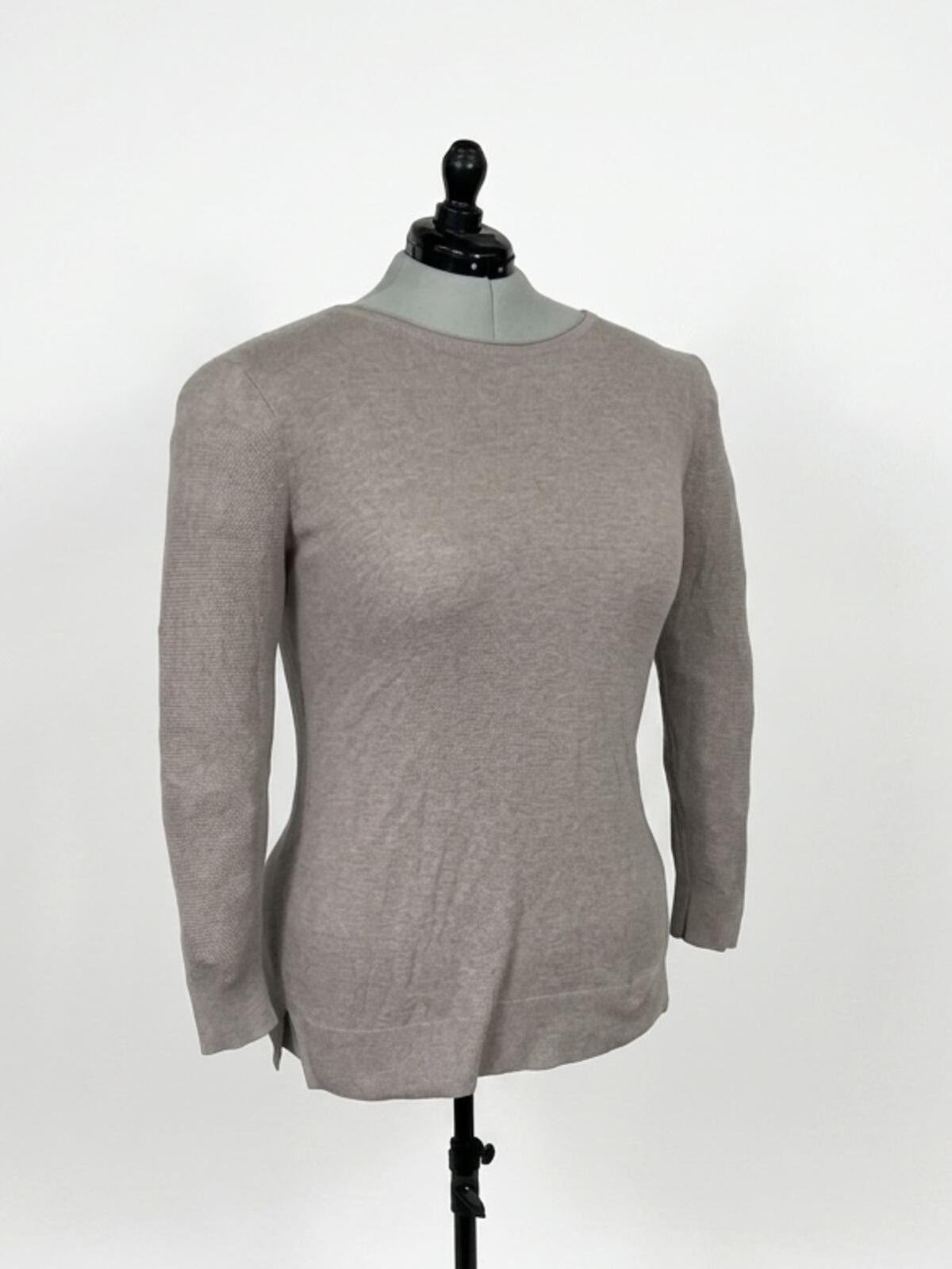 Loft Tan Thin Long Sleeve T-Shirt (XL)