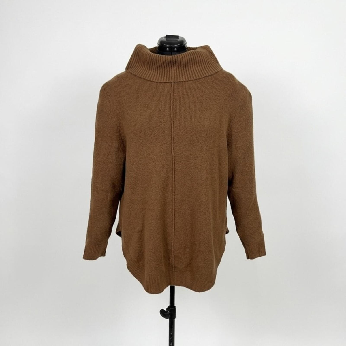 Loft Brown Full Length Turtleneck Sweater (L)