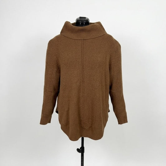 Loft Brown Full Length Turtleneck Sweater (L)