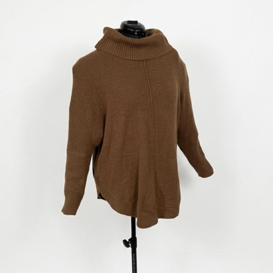 Loft Brown Full Length Turtleneck Sweater (L)