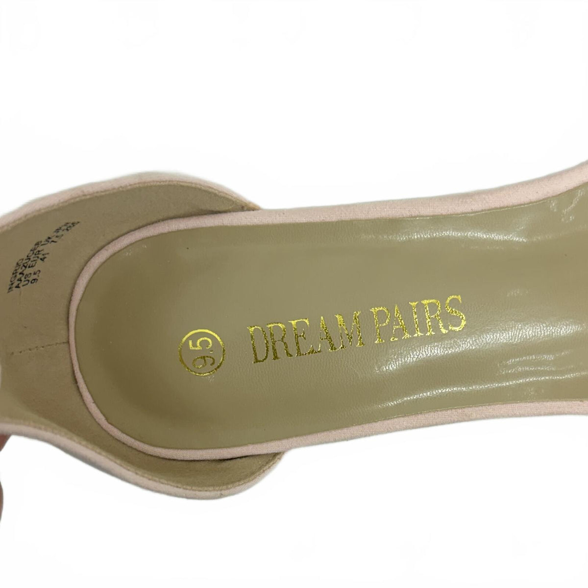 Dream Paris Pink Ingrid Suede Heels  (Women's 9.5)