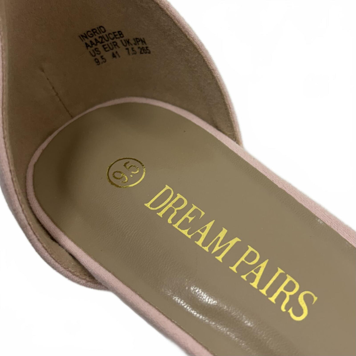 Dream Paris Pink Ingrid Suede Heels  (Women's 9.5)