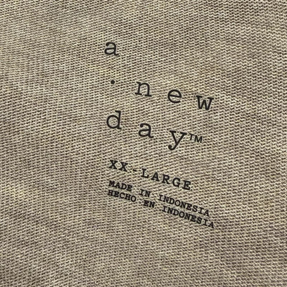 A New Day Tan Thin Long Sleeve T-Shirt (XXL)