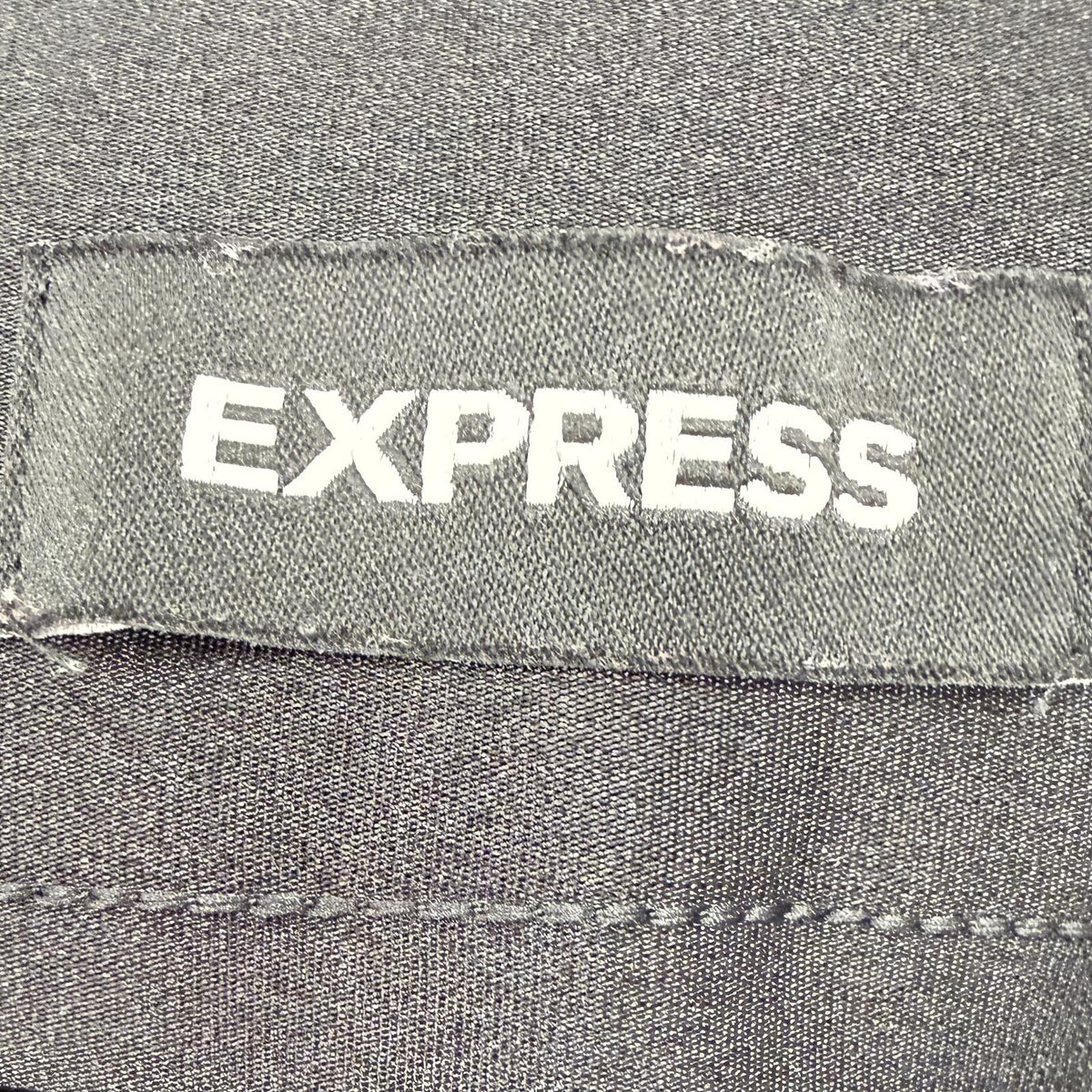 Express Black Super High Rise Flare Trouser (12R)