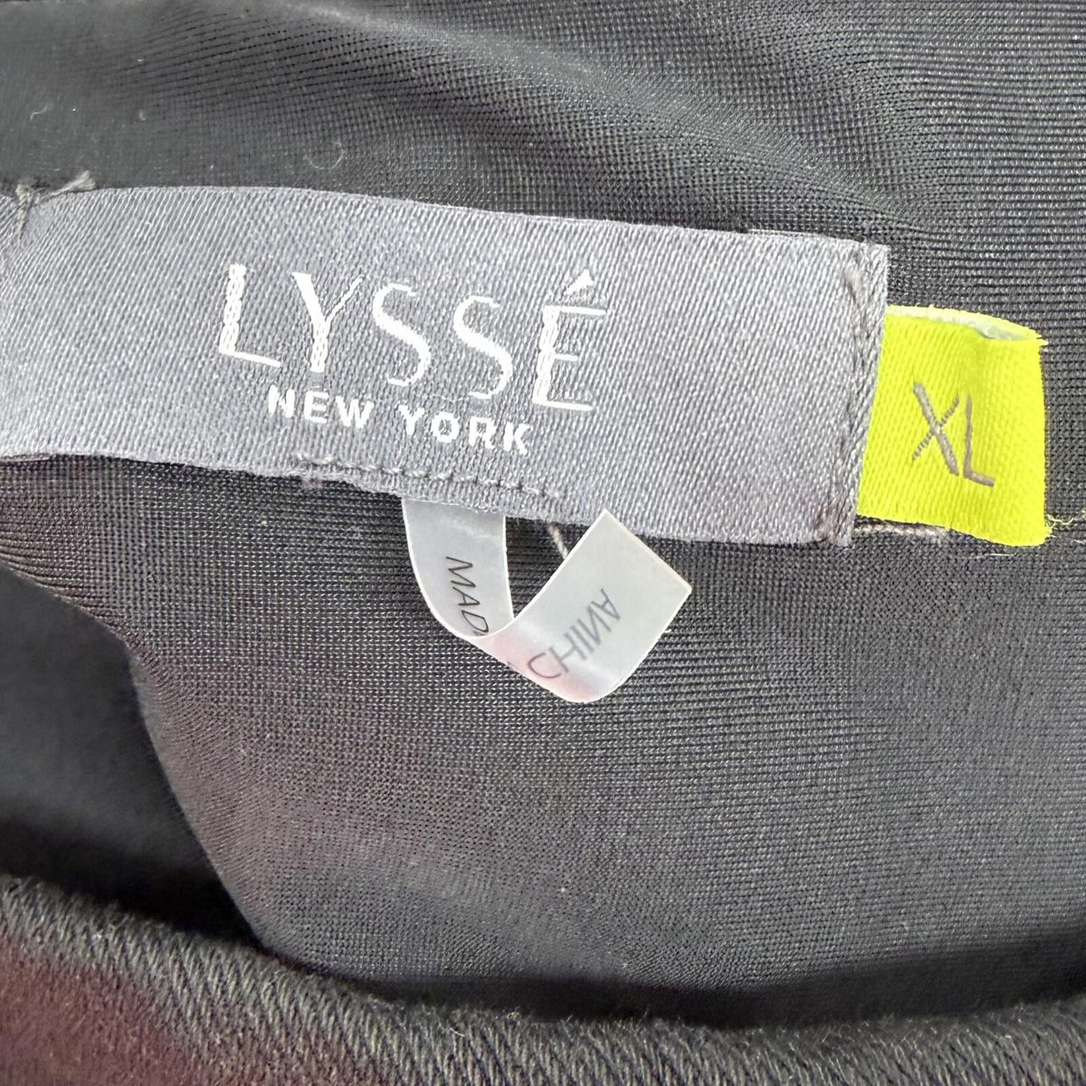 Lysse New York Black Leggings (XL)