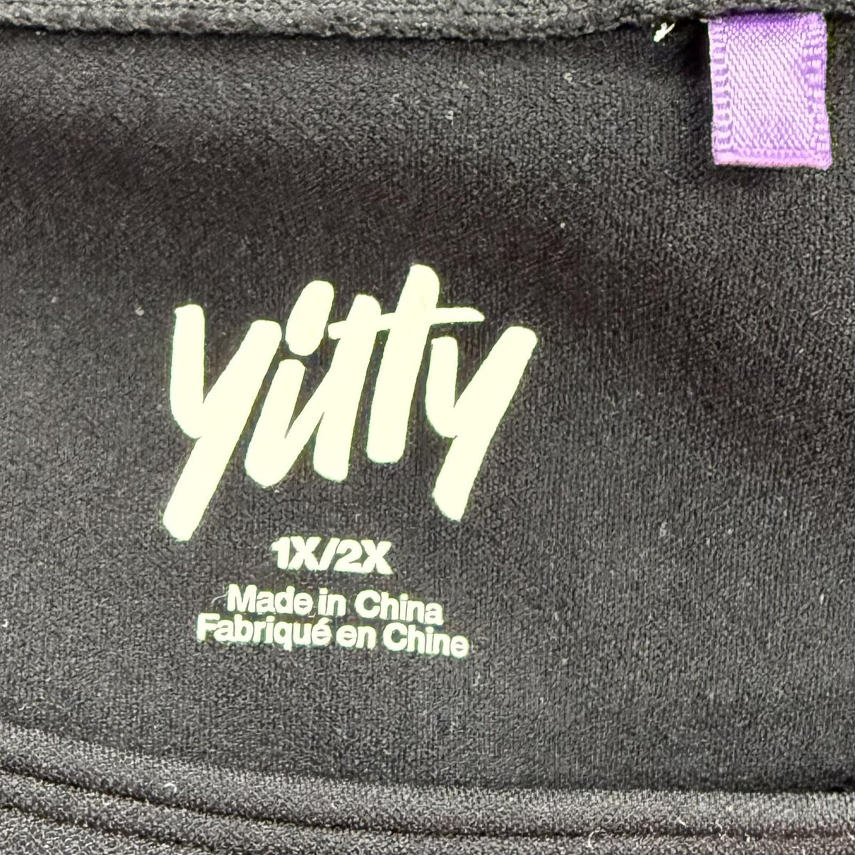 Fabletics- Yitty by Lizzo Black Shapewear Long Sleeve Bodysuit (1X/2X)