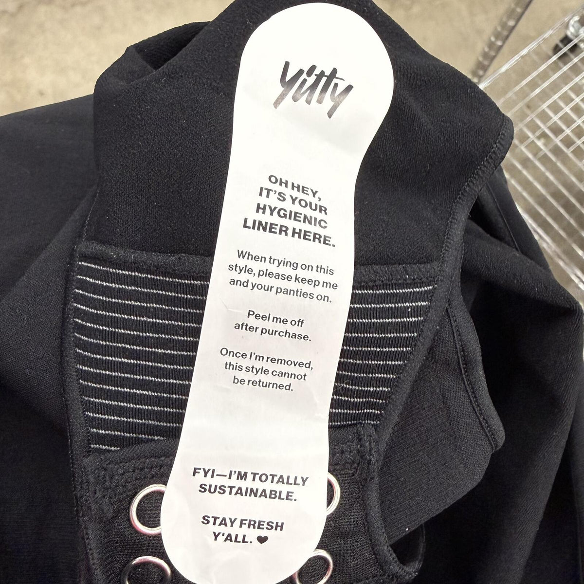 Fabletics- Yitty by Lizzo Black Shapewear Long Sleeve Bodysuit (1X/2X)