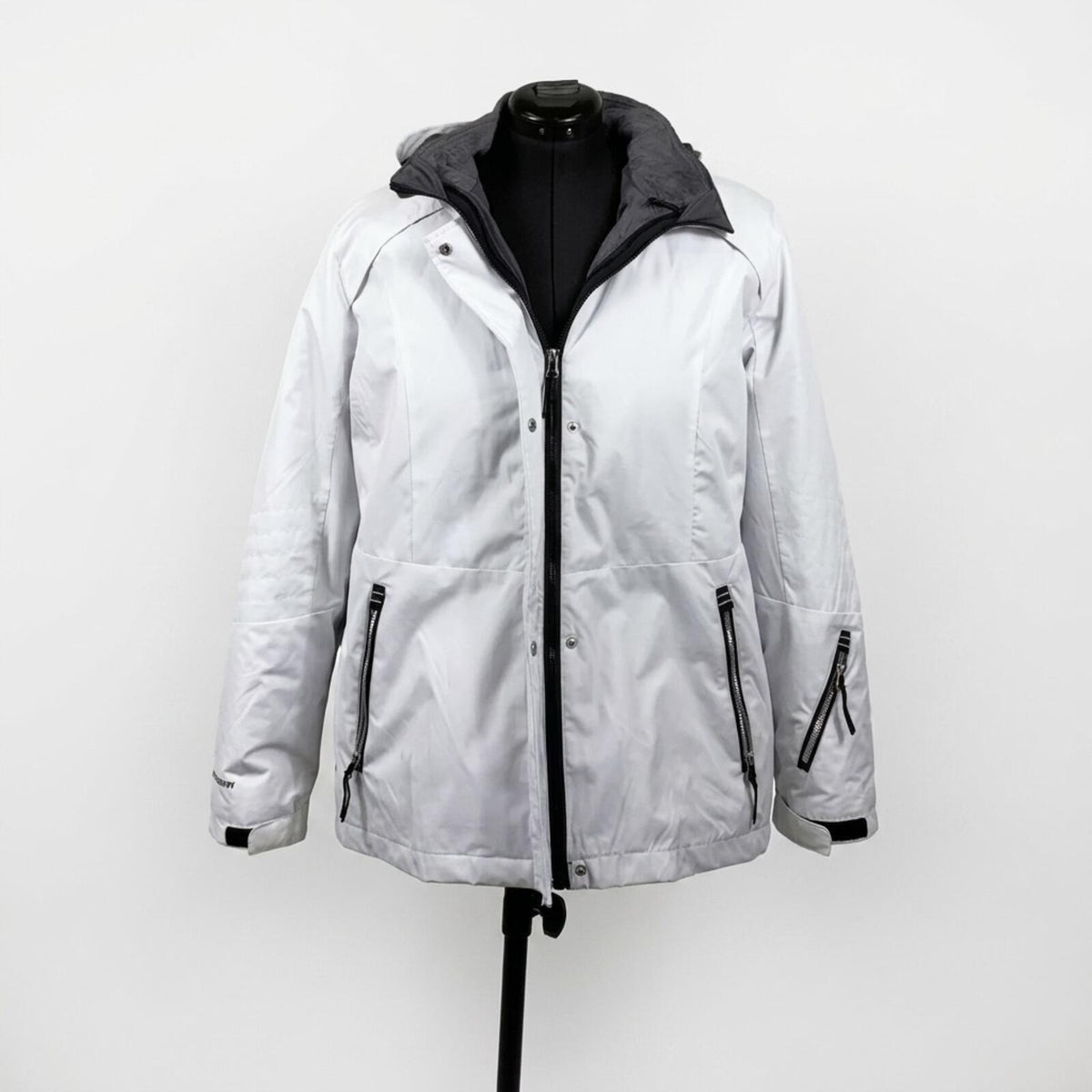 Sierra White & Black 3 in 1 Winter Jacket (XL)
