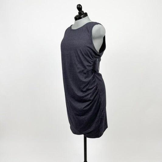 Melrose and Market Navy Night Heather Ruched Sleeveless Dress (XXL)