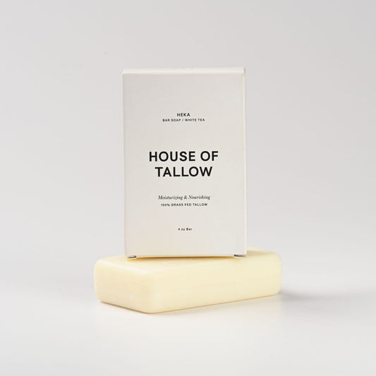Heka White Tea Tallow All-in-One Soap Bar