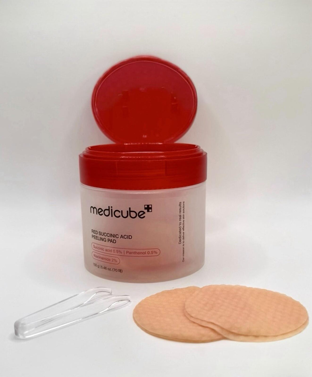Medicube Red Succinic Acid Peeling Pad - (70ct) Acne Toner Pads-Korean Skin Care