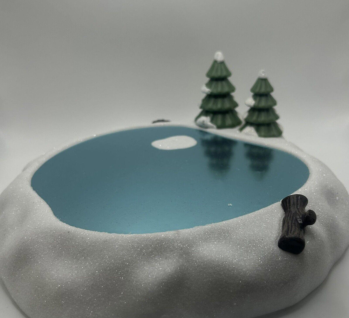 Wondershop Glittery & Metallic Frozen Pond Decorative Tray Ft. Trees