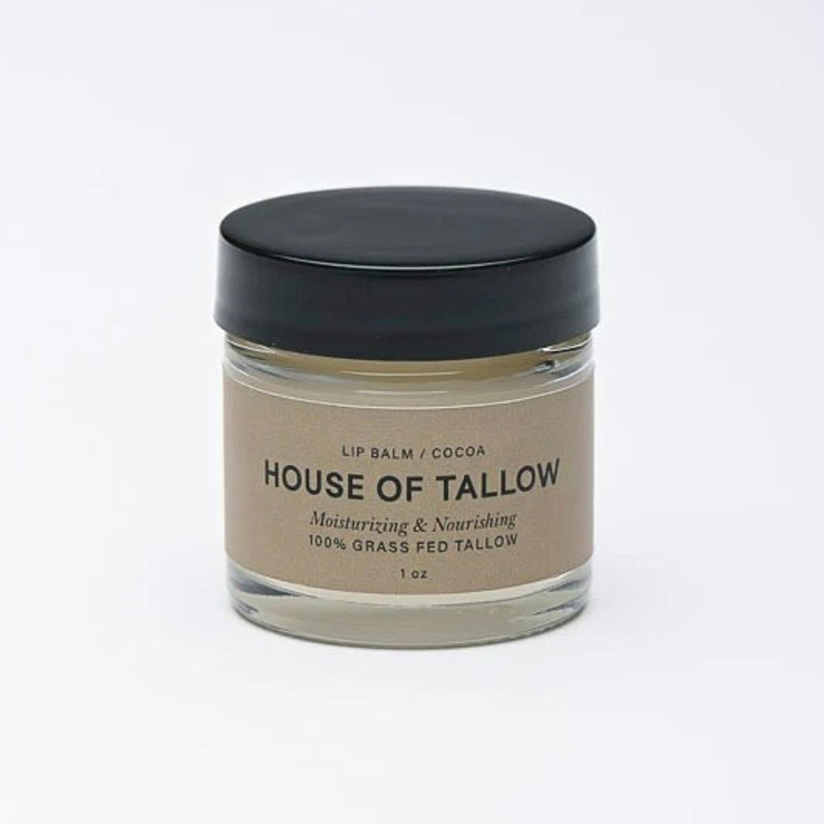 House of Tallow Cocoa 100% Grass Fed Tallow Lip Balm