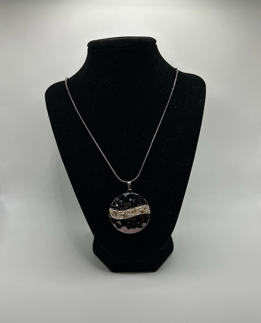 Christopher & Banks Chocolate Long Pendant Necklace