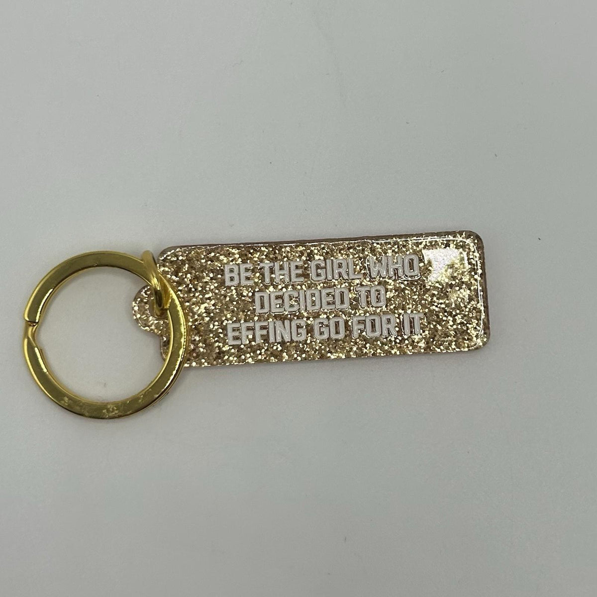 Golden Gems Key Chains, "Ring for Wine" Bell, and Girl Power Gold (2 Count)