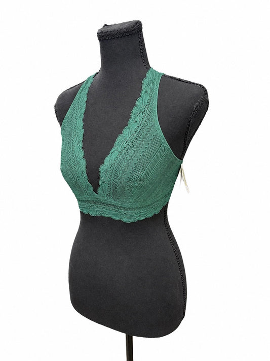 Auden Green Unlined Racerback Bralette (XS)