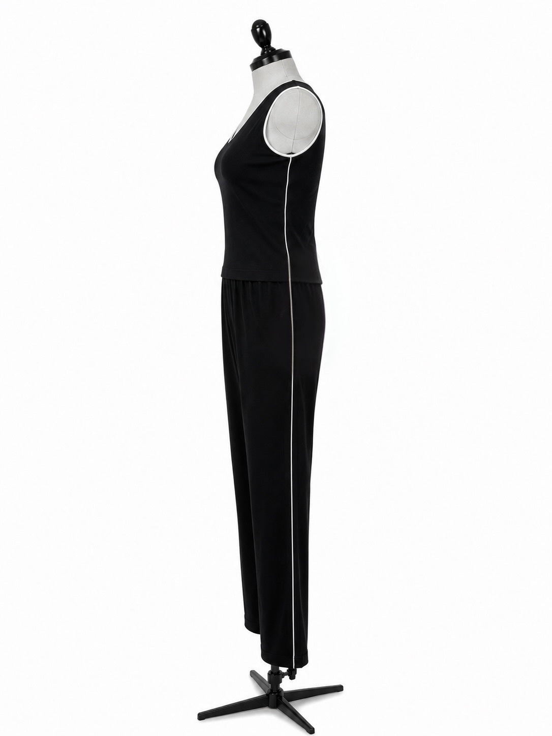 Softwear by Mark Singer Black Tank Top/Pants Track Suit Set (S)