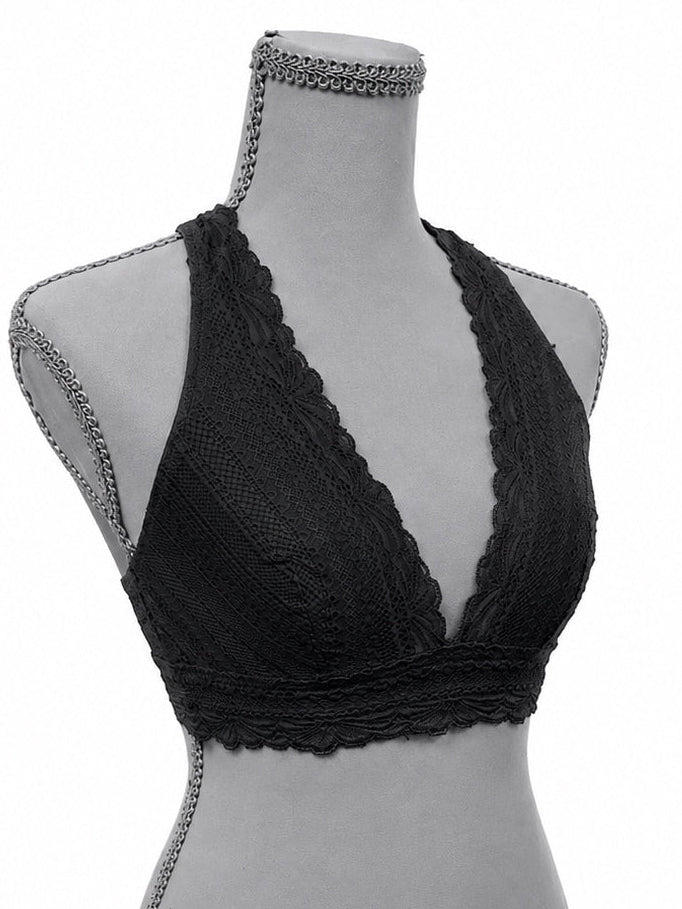 Auden Black Unlined Racerback Bralette (XS)