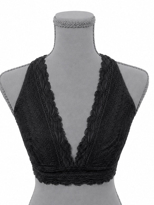 Auden Black Unlined Racerback Bralette  (S)
