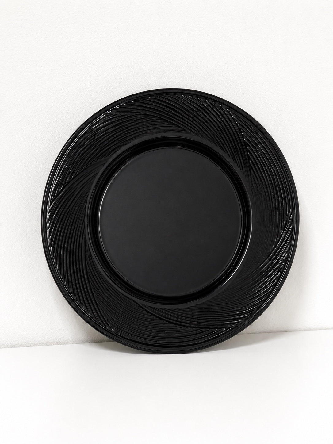 DANSK Midnight Black Large Dinner Plate