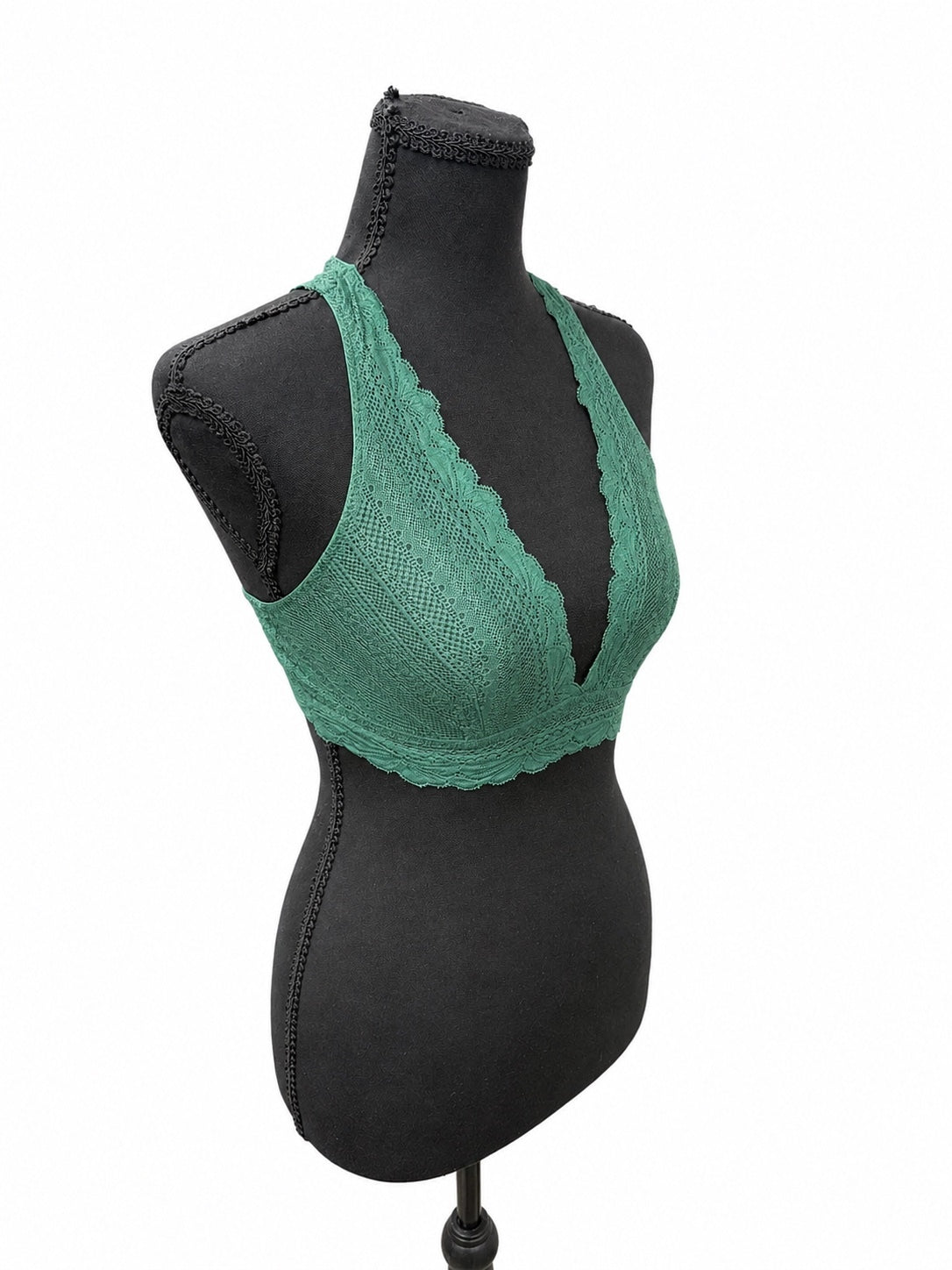 Auden Green Unlined Racerback Bralette (XS)