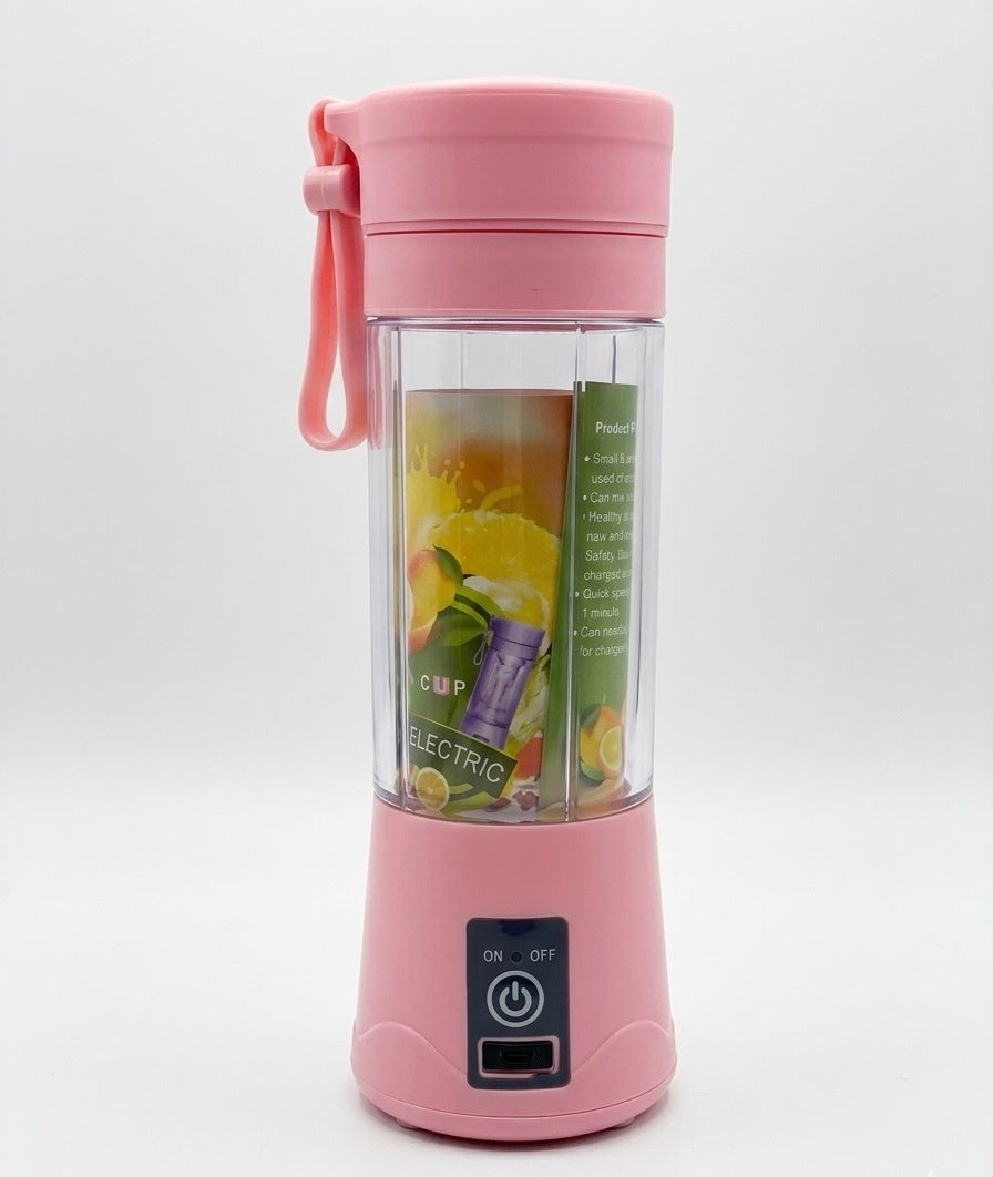 Juice Cup Portable & Rechargeable Battery Juice Blender MB-001 (Pink)