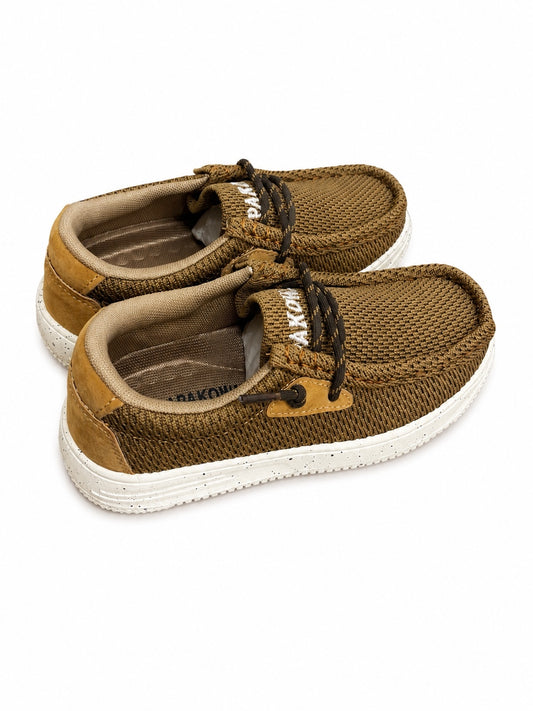 Apakowa Kids Brown Slip on Loafers (12 Kids)