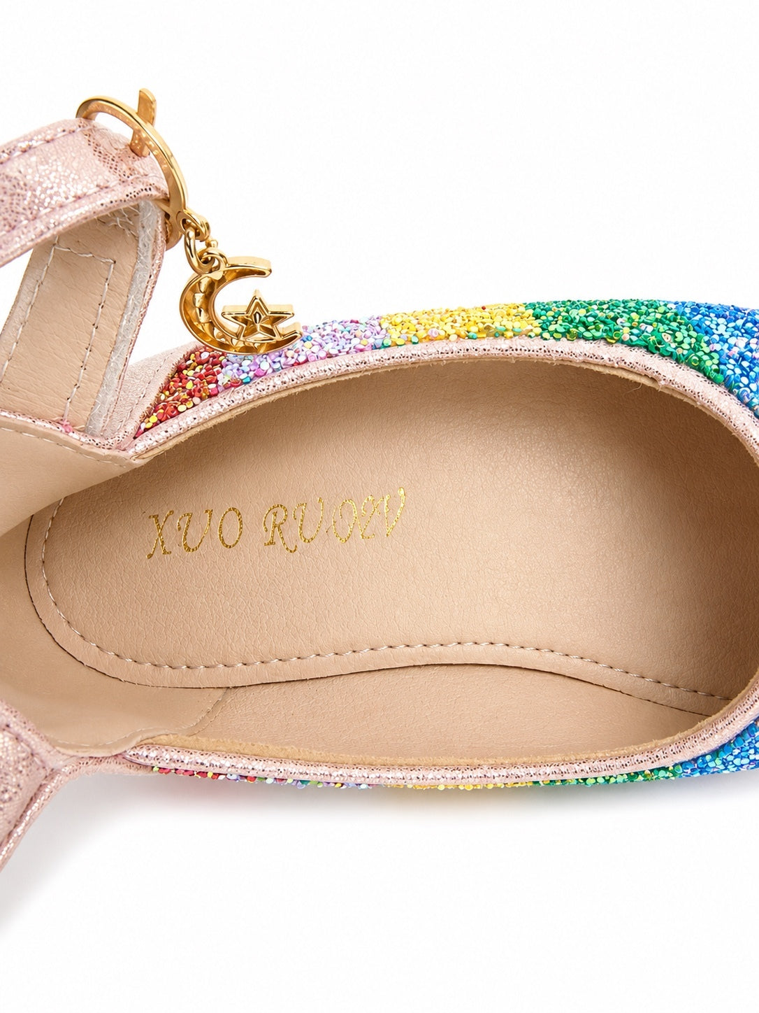 Xuo Ruonv Toddler Girls Dress Shoes (Size 27)