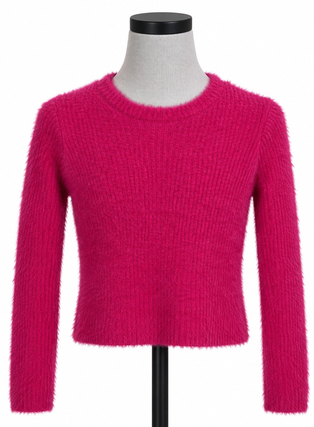 Art Class Hot Pink Fuzzy Sweater (L-10/12) Child