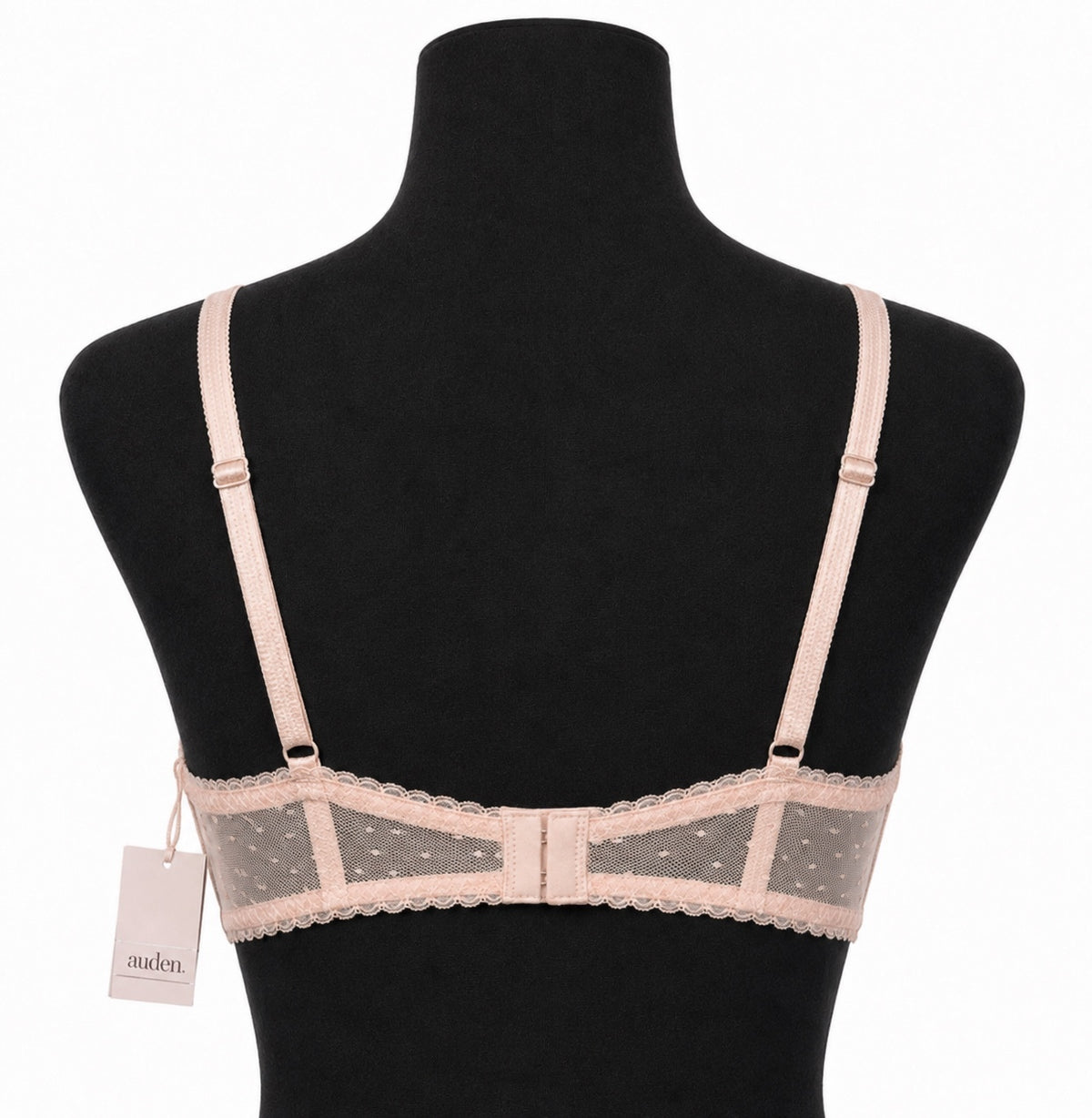 Auden Light Pink Unlined Balconette Underwire Bra (32B)