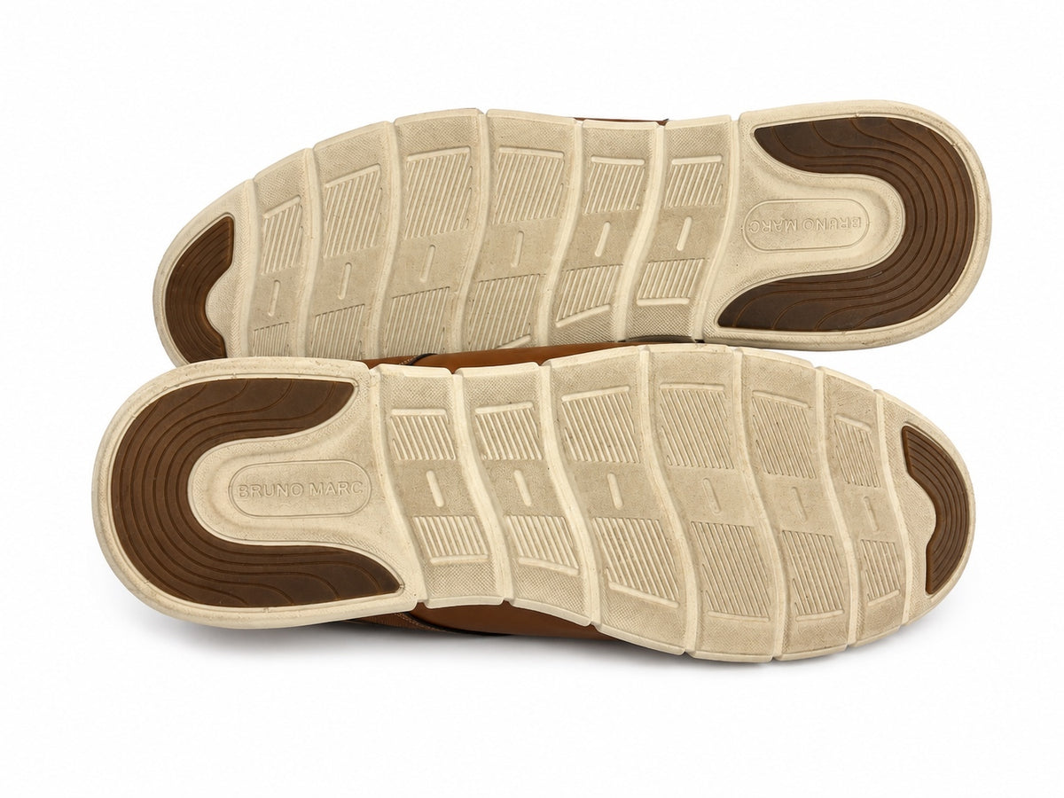 Bruno Marc Brown Dress Shoes (M 12)