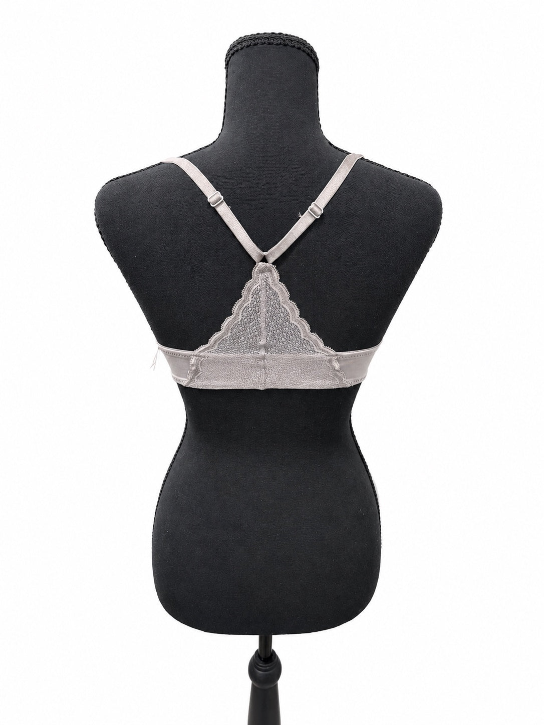 Auden Gray Lightly Lined Demi Coverage Racerback Bra (32B)