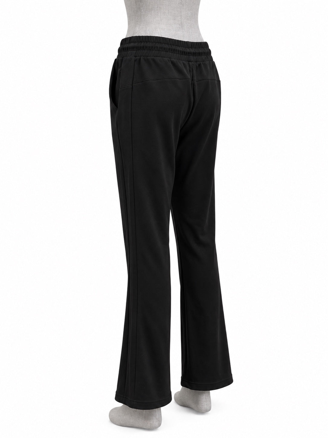 Danskin Black Relaxed Tie Straight Wide Leg Lounge Pants (L)