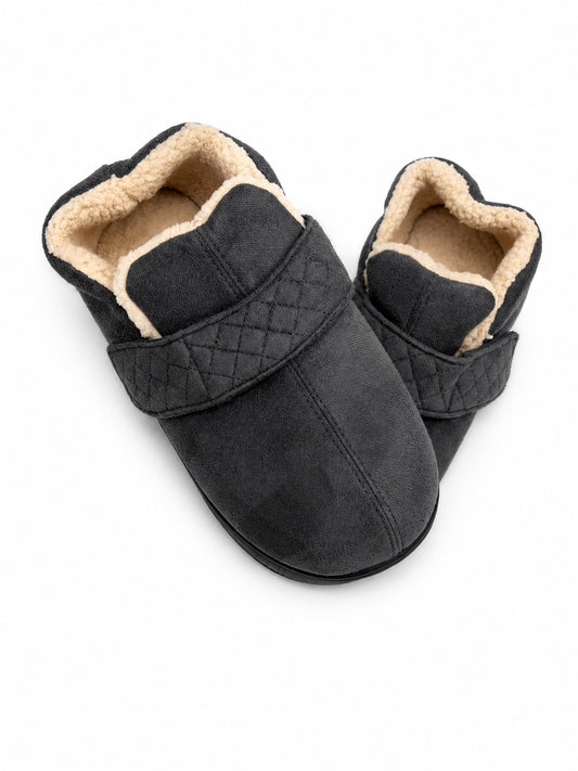 Zizor Gray Slippers (W 8)