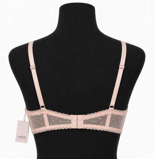 Auden Light Pink Unlined Balconette Underwire Bra (34A)
