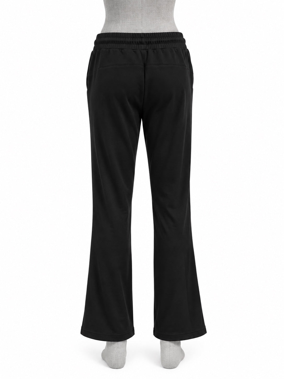 Danskin Black Relaxed Tie Straight Wide Leg Lounge Pants (L)