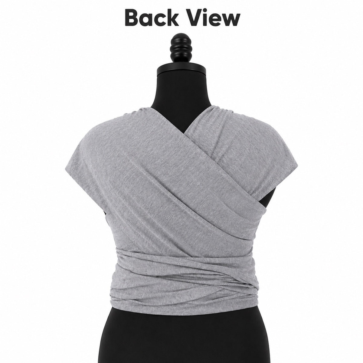 KeaBabies Classic Gray Original Baby Wrap Carrier (7-35lbs)