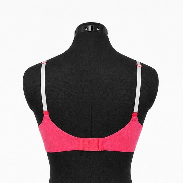 Victorias Secret Pink & Black Soft Semi Demi Underwire Bra (36DD)