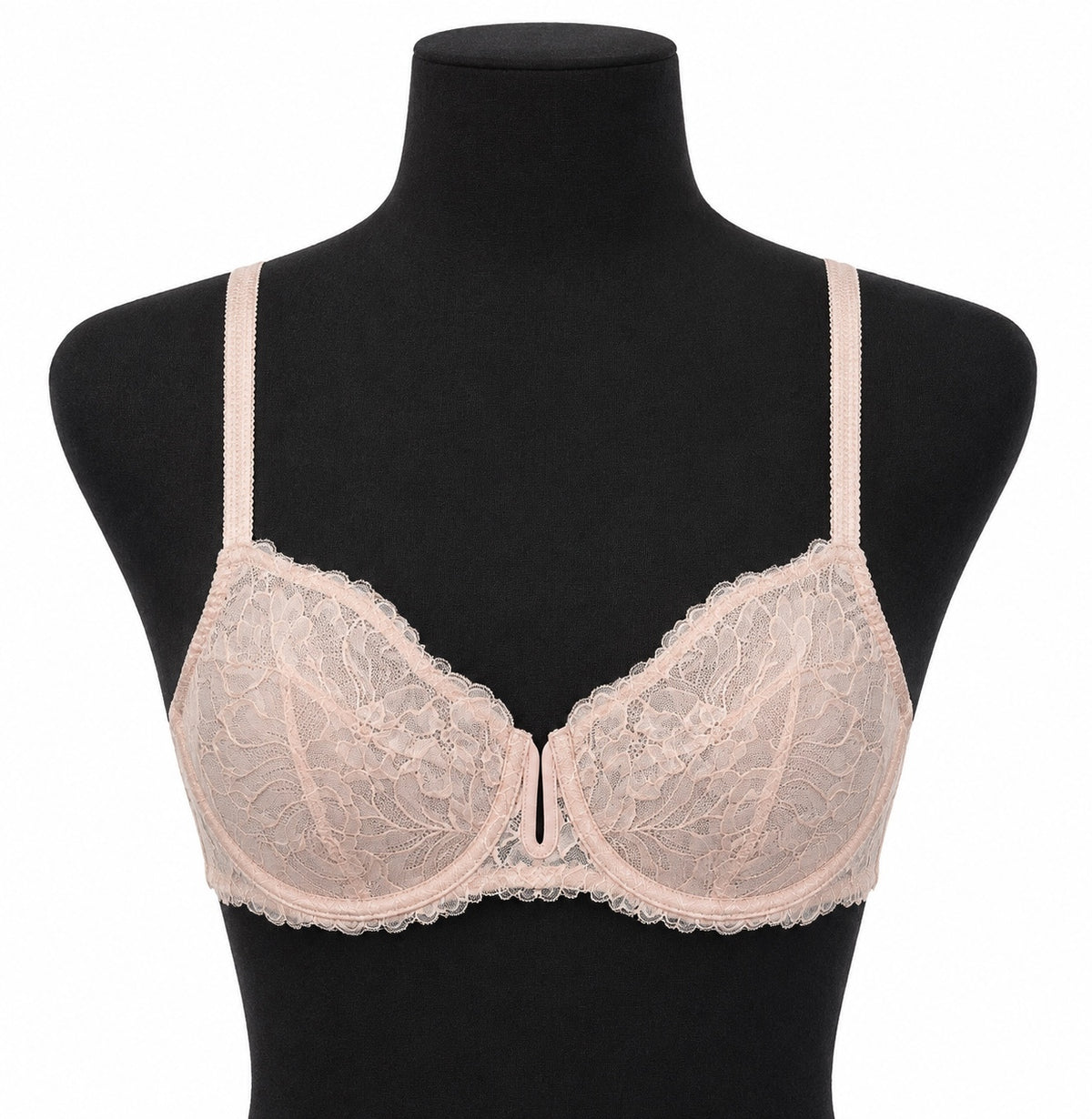 Auden Light Pink Unlined Balconette Underwire Bra (32B)