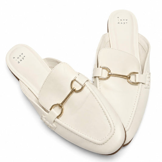 A New Day White with Gold Loafers (W 10)