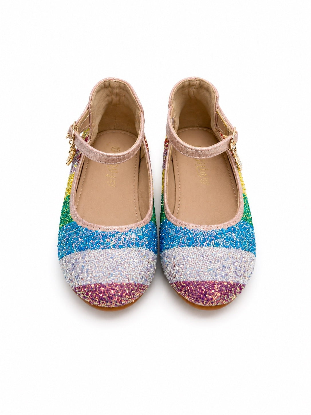Xuo Ruonv Toddler Girls Dress Shoes (Size 27)