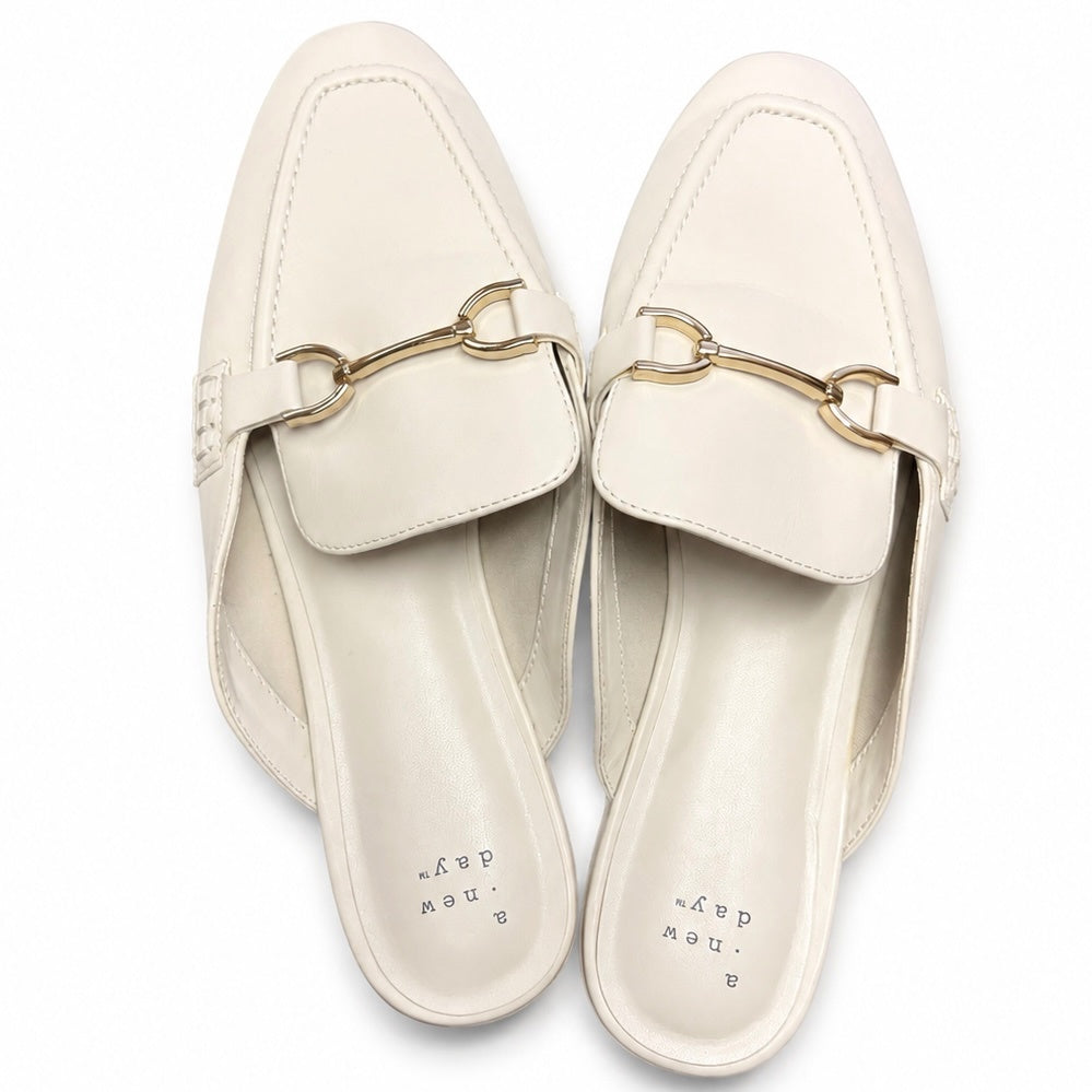 A New Day White with Gold Loafers (W 10)