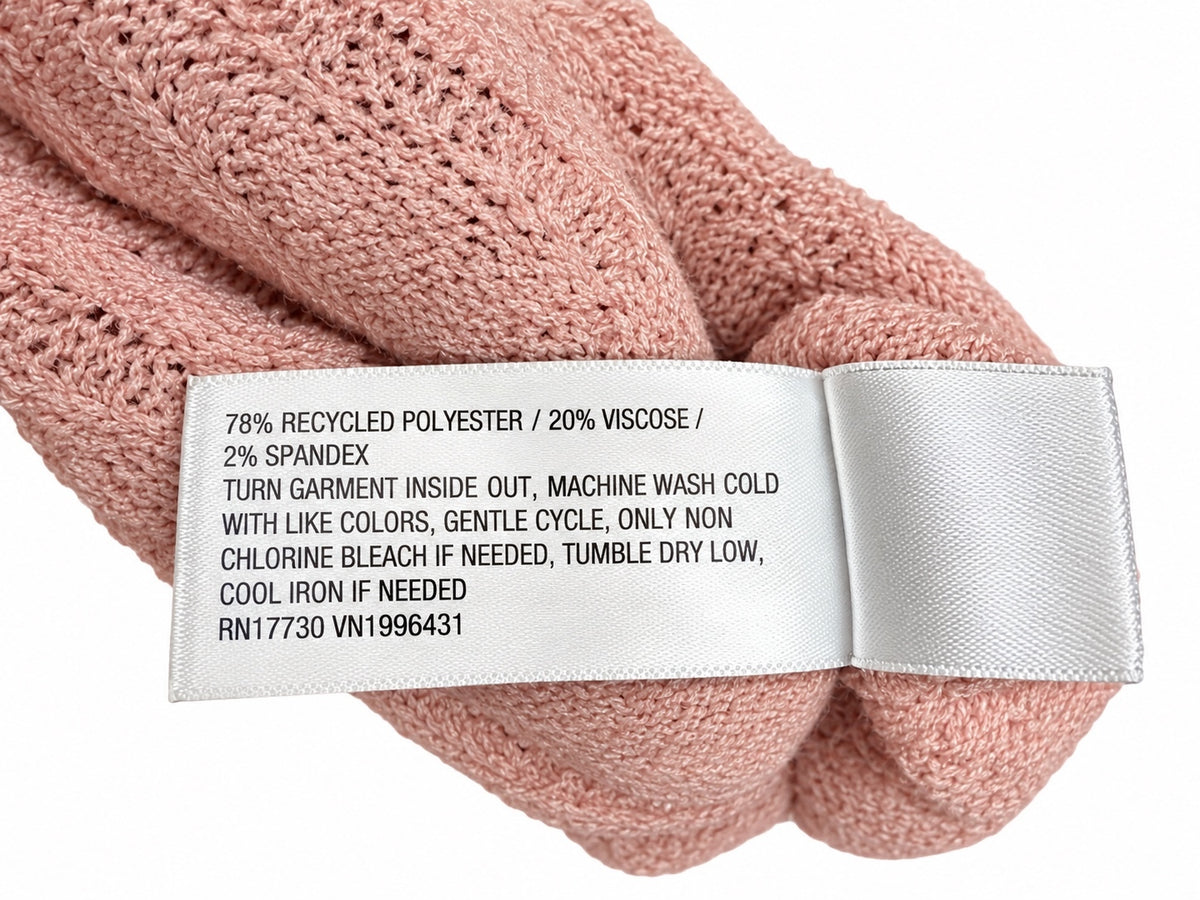 Universal Thread Goods Co. Pink Cable Knit Crewneck Sweater (XXL)