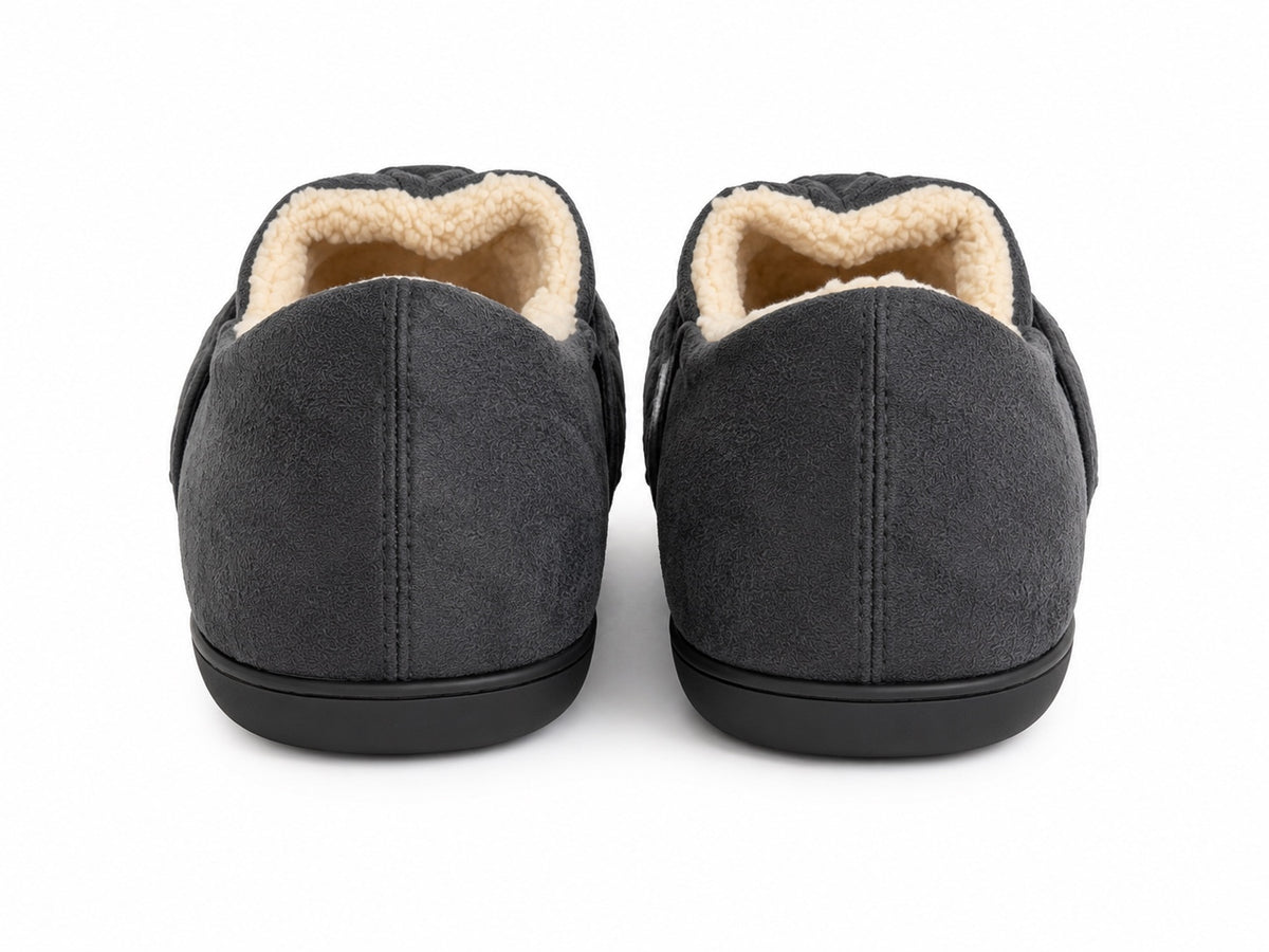 Zizor Gray Slippers (W 8)