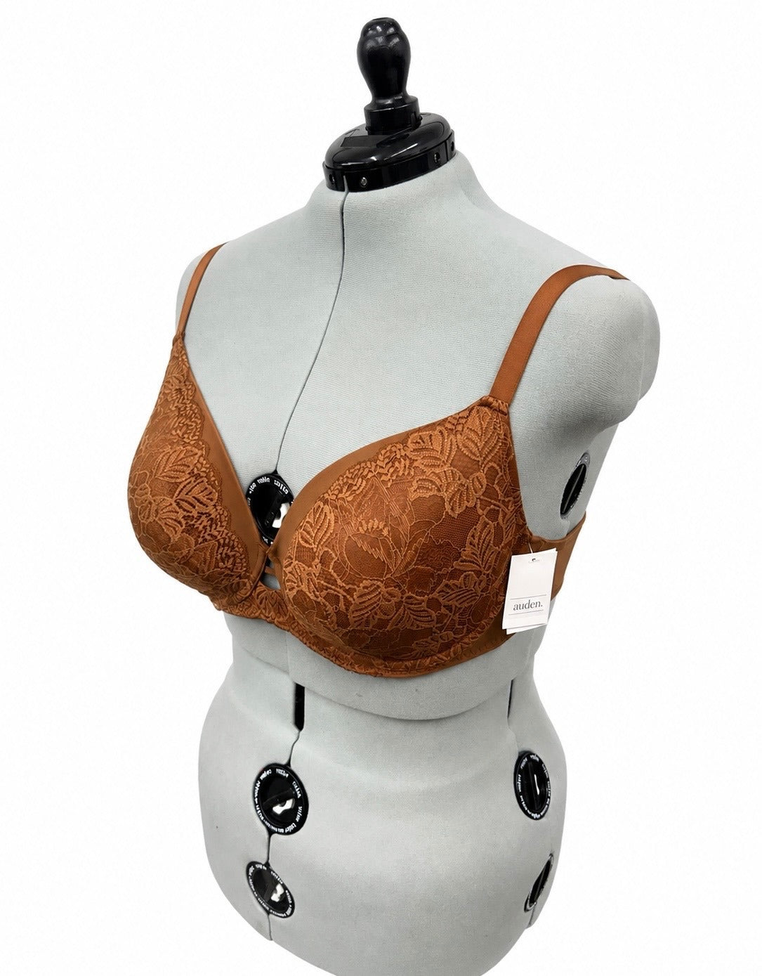Auden Burnt Orange Lightly Lined Balconette Underwire Bra (44C)