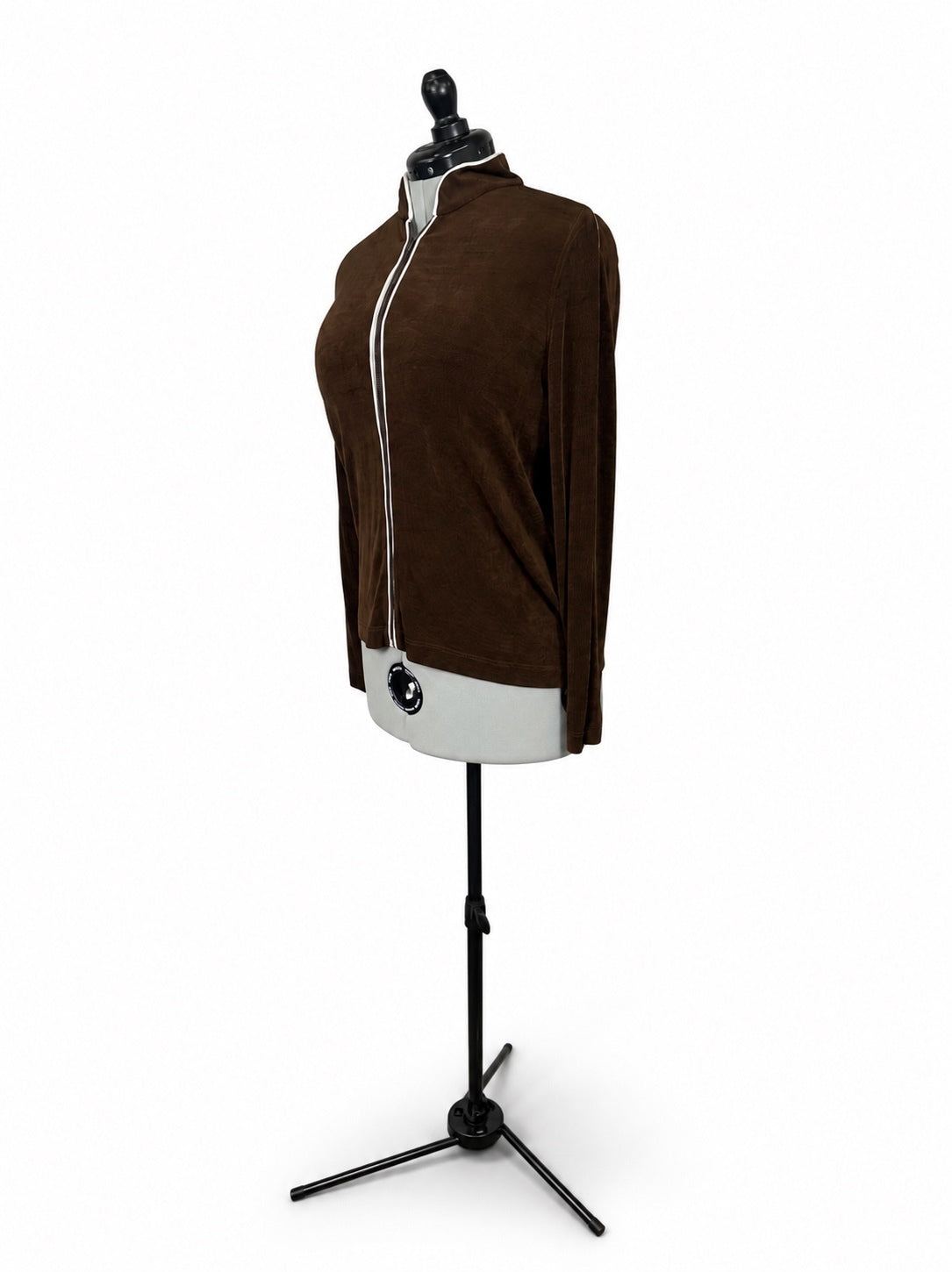 Softwear by Mark Singer Brown Zip Up Track Suite Set (S)