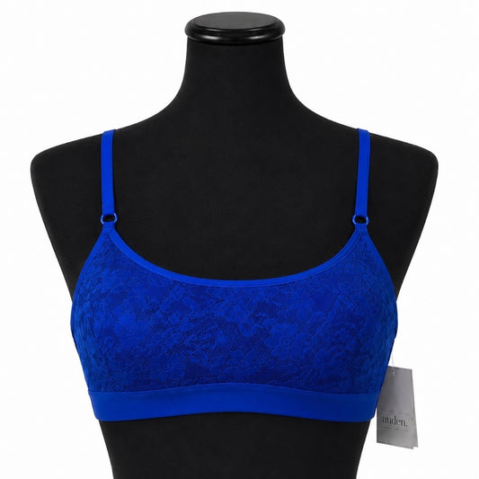 Auden Blue Lightly Lined Scoop Neck Bralette (S)