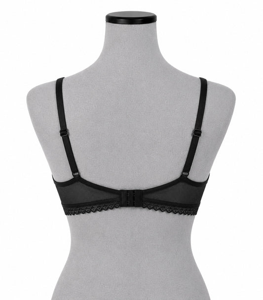 Auden Black Unlined Triangle Bralette (XS)